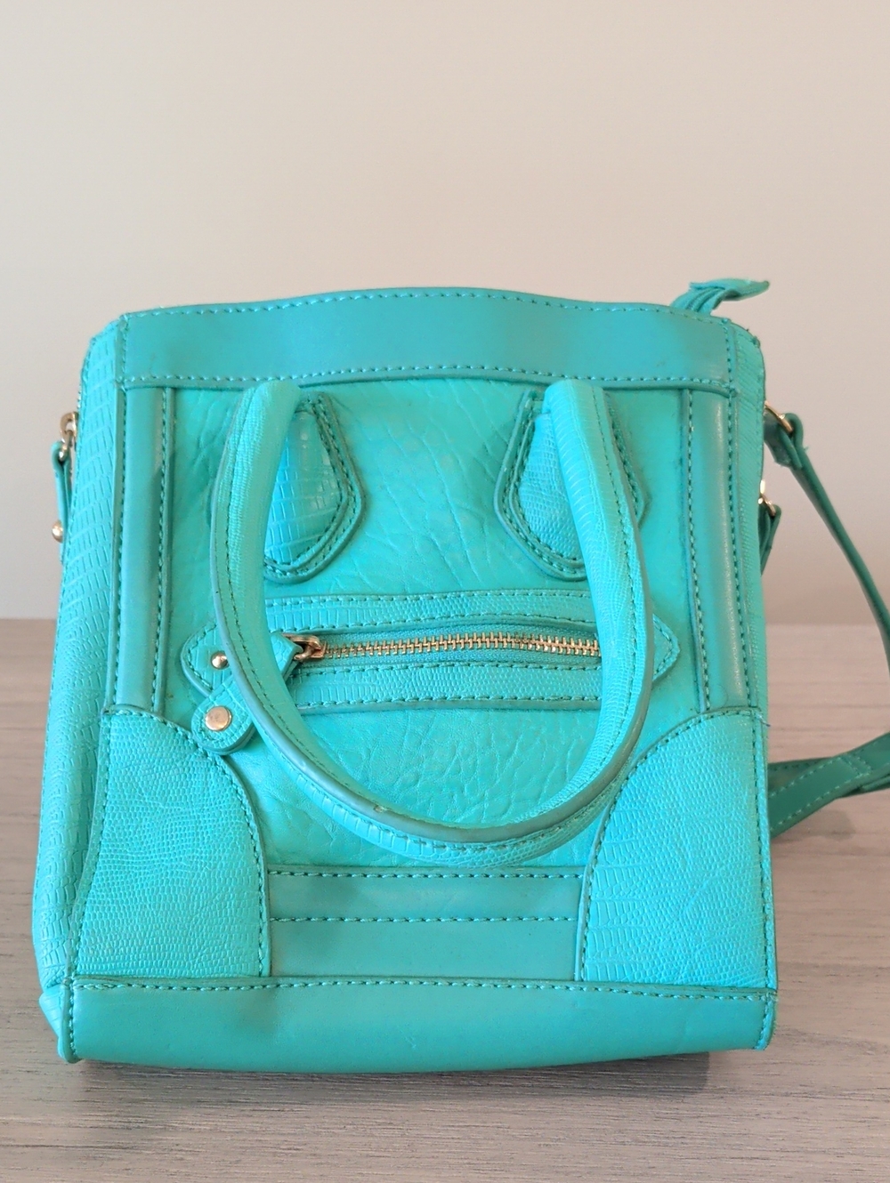 ALDO Crossbody Bag Teal Green 8x8